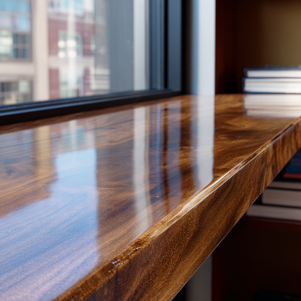 Floating Slab Shelf — Solid Walnut Floating Shelf
